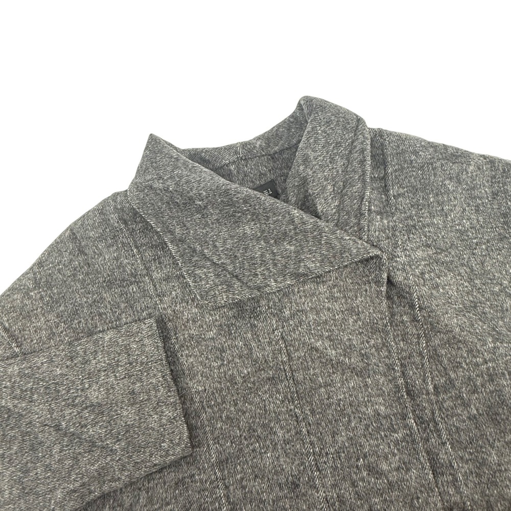 ZARA Hand Made‎ Grey Wool Coat Jacket Cape Wool Jacket Coat Size Small